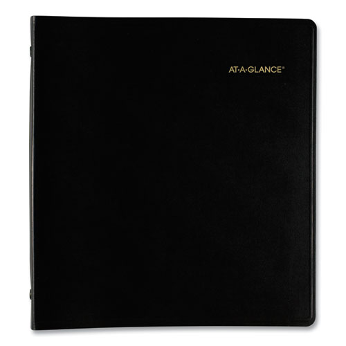 Refillable Multi-Year Monthly Planner, 11 x 9, Black Cover, 60-Month (Jan to Dec): 2022 to 2026