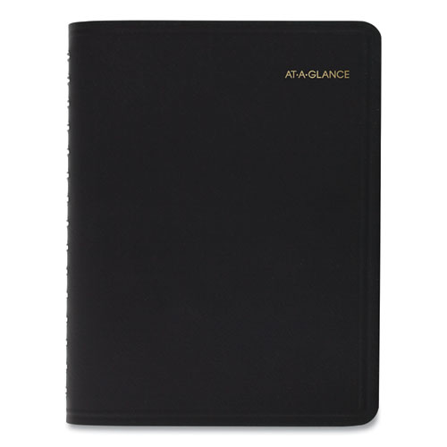 Four-Person Group Daily Appointment Book, 11 x 8, Black Cover, 12-Month (Jan to Dec): 2023
