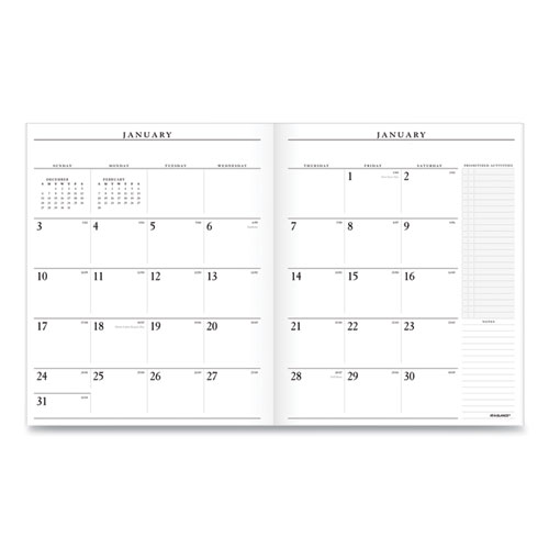 Executive Monthly Padfolio Refill, 11 x 9, White Sheets, 13-Month (Jan to Jan): 2022 to 2023