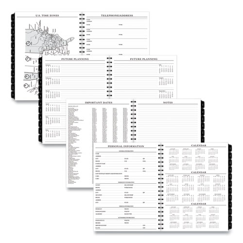 Executive Weekly/Monthly Planner Refill with 15-Minute Appointments, 11 x 8.25, White Sheets, 12-Month (Jan to Dec): 2022