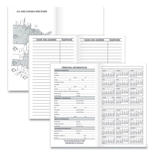 Image of Pocket Size Monthly Planner Refill, 6 x 3.5, White Sheets, 13-Month (Jan to Jan): 2023 to 2024