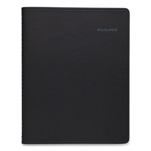 Image of At-A-Glance® Quicknotes Monthly Planner, 11 X 8.25, Black Cover, 12-Month (Jan To Dec): 2024