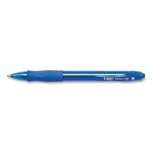Bic® Glide Bold Ballpoint Pen, Retractable, Bold 1.6 Mm, Blue Ink, Translucent Blue Barrel, 4/Pack