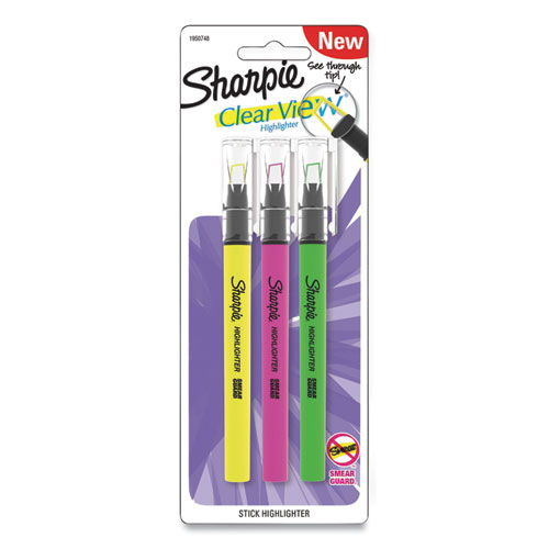Clearview Pen-Style Highlighter, Assorted Ink Colors, Chisel Tip, Assorted  Barrel Colors, 3/Pack - Office Express Office Products