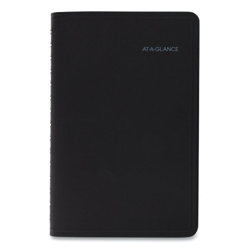 QuickNotes Weekly Block Format Appointment Book, 8.5 x 5.5, Black Cover, 12-Month (Jan to Dec): 2023