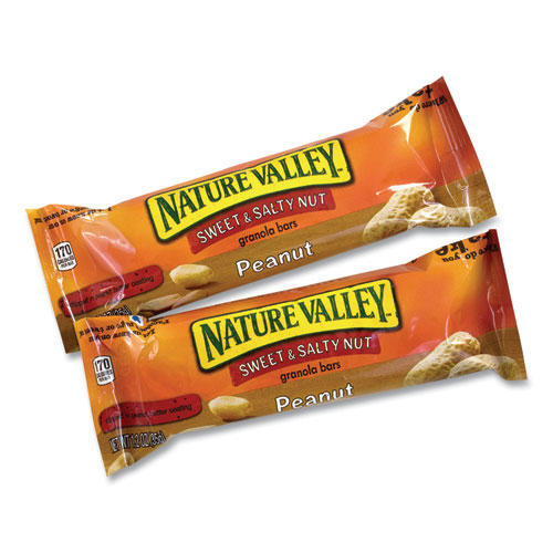 Granola Bars, Sweet and Salty Peanut, 1.2 oz Pouch, 48/Box, Ships in 1-3 Business Days
