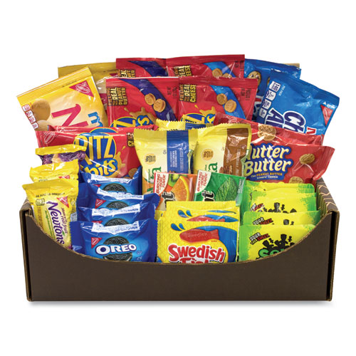 Snack Treats Variety Care Package, 40 Assorted Snacks/Box, Ships in 1-3 Business Days