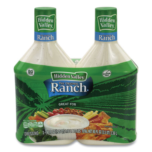 Original Ranch Dressing, 40 oz Bottle, 2 Bottles/Carton, Ships in 1-3  Business Days | Hidden Valley MPN #311 - Reliable Paper