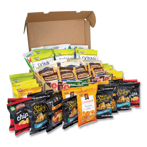 Snack Box Pros Big Healthy Snack Box, 61 Assorted Snacks/Box, Ships In 1-3 Business Days