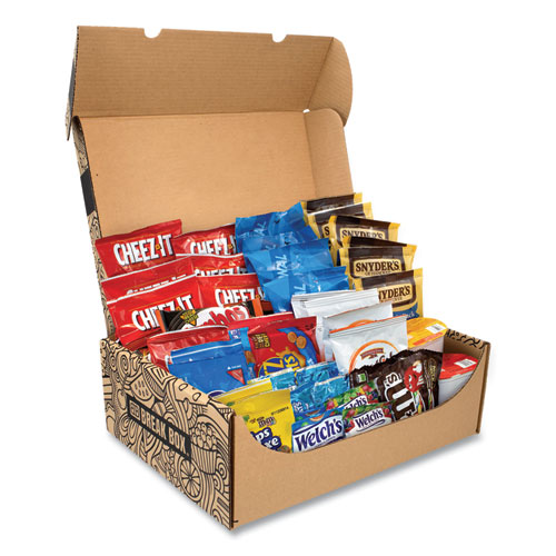 Snack Box Pros Party Snack Box, 45 Assorted Snacks/Box, Ships In 1-3 Business Days
