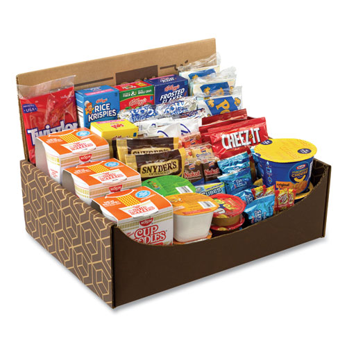 Snack Box Pros Dorm Room Survival Snack Box, 55 Assorted Snacks/Box, Ships In 1-3 Business Days