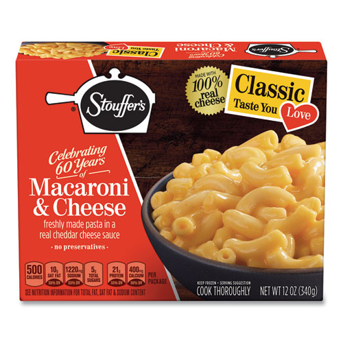 Stouffer'S® Classics Macaroni And Cheese Meal, 12 Oz Box, 6 Boxes/Pack, Ships In 1-3 Business Days