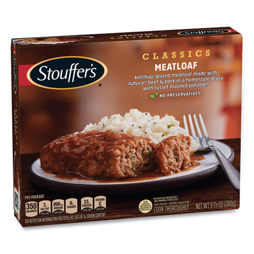 Stouffer's® Classics Meatloaf with Mashed Potatoes, 9.88 oz Box, 3 Boxes/Pack, Ships in 1-3 Business Days