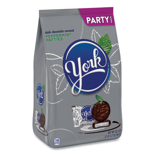 York® Party Pack Peppermint Patties, Miniatures, 35.2 oz Bag, Ships in 1-3 Business Days