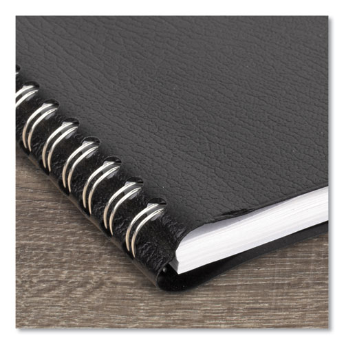 Image of At-A-Glance® Dayminder Block Format Weekly Appointment Book, 8.5 X 5.5, Black Cover, 12-Month (Jan To Dec): 2024