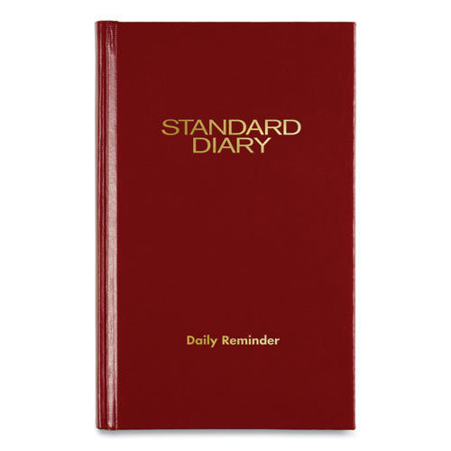 STANDARD DIARY RECYCLED DAILY REMINDER, RED, 6.63 X 4.13, 2021
