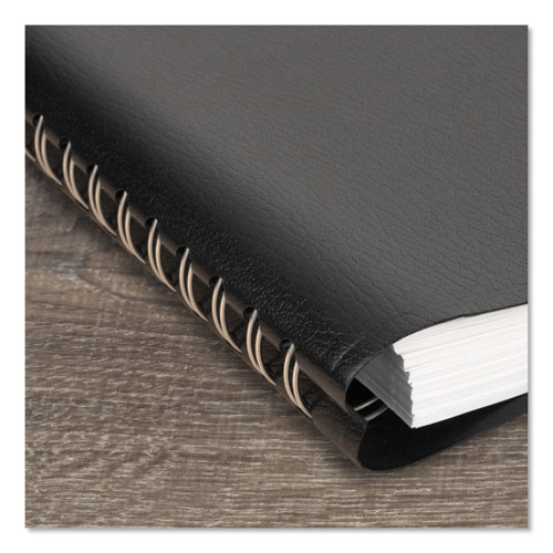 Image of At-A-Glance® Dayminder Four-Person Group Daily Appointment Book, 11 X 8, Black Cover, 12-Month (Jan To Dec): 2024