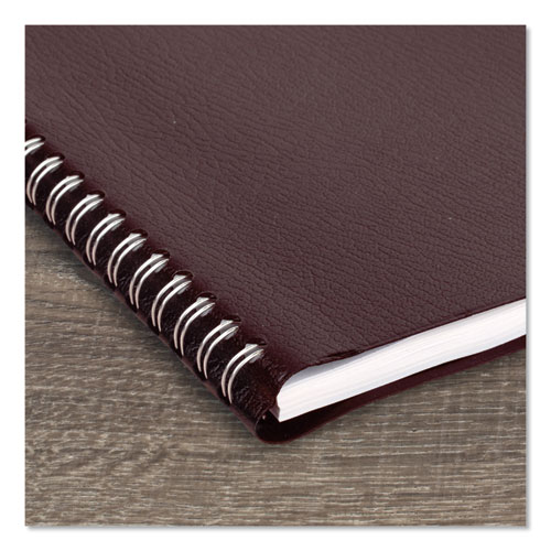 Image of At-A-Glance® Dayminder Weekly Appointment Book, Vertical-Column Format, 11 X 8, Burgundy Cover, 12-Month (Jan To Dec): 2024
