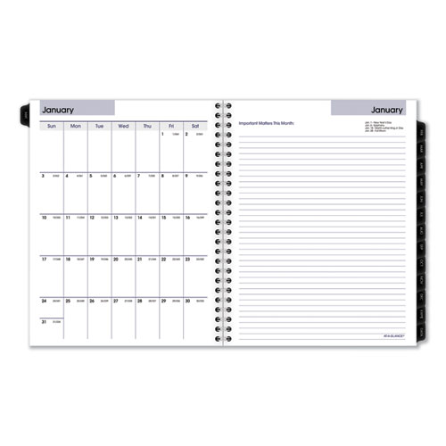 Image of DayMinder Executive Weekly/Monthly Refill, 8.75 x 7, White Sheets, 12-Month (Jan to Dec): 2023