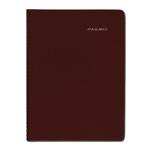 DayMinder Weekly Appointment Book, Vertical-Column Format, 11 x 8, Burgundy Cover, 12-Month (Jan to Dec): 2023