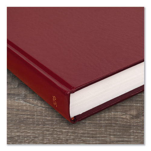 Image of At-A-Glance® Standard Diary Daily Diary, 2024 Edition, Wide/Legal Rule, Red Cover, (200) 12 X 7.75 Sheets