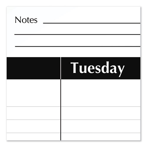 Image of At-A-Glance® Academic Year Ruled Desk Pad, 21.75 X 17, White Sheets, Black Binding, Black Corners, 16-Month (Sept To Dec): 2023 To 2024