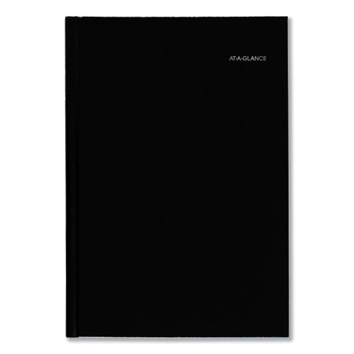 DayMinder Hard-Cover Monthly Planner, Ruled Blocks, 11.78 x 5, Black Cover, 14-Month (Dec to Jan): 2022 to 2024