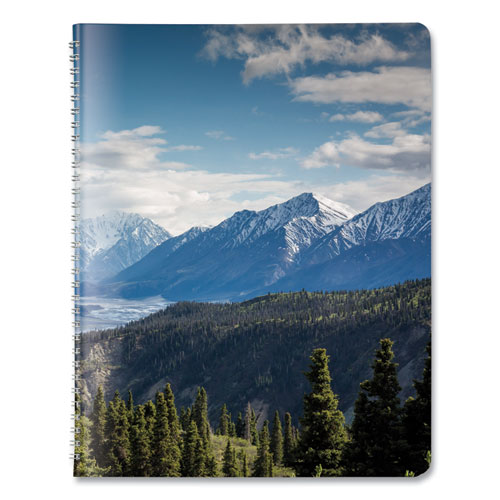 Image of Mountains 14-Month Planner, Mountains Photography, 11 x 8.5, Blue/Green Cover, 14-Month (Dec to Jan): 2022 to 2024