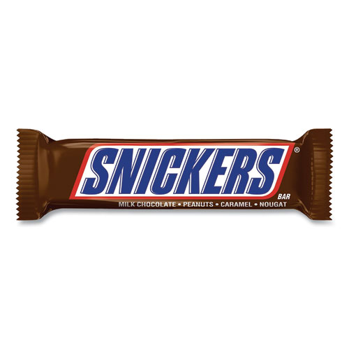 Image of Snickers® Original Candy Bar, Full Size, 1.86 Oz Bar, 48 Bars/Box, Ships In 1-3 Business Days