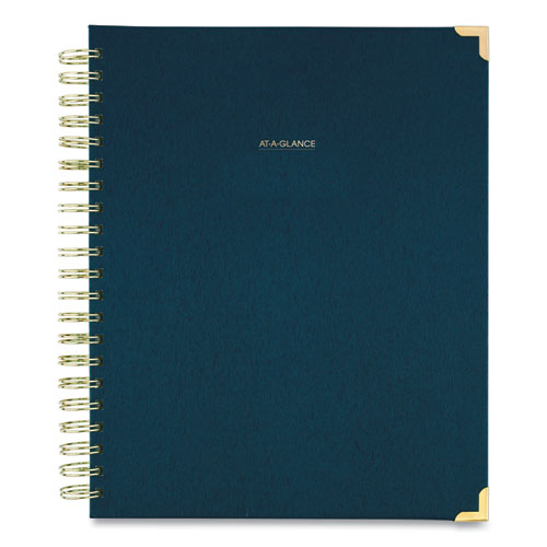 HARMONY WEEKLY/MONTHLY HARDCOVER PLANNER, 11 X 8.5, NAVY BLUE, 2021
