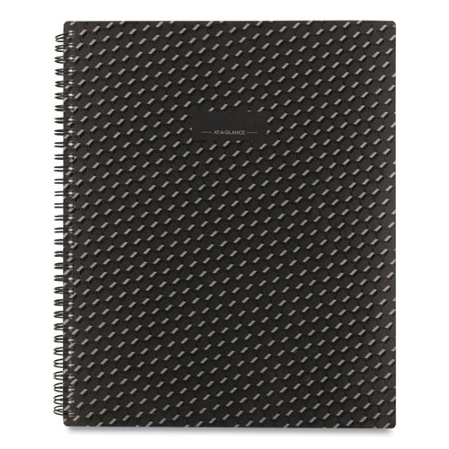 Elevation Poly Weekly/Monthly Planner, 11 x 8.5, Black Cover, 12-Month (Jan to Dec): 2023