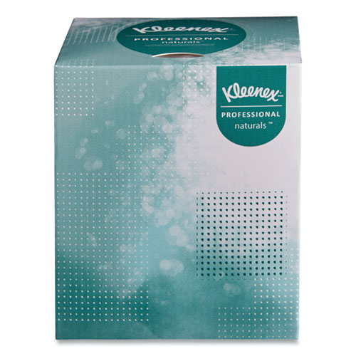 Image of Naturals Facial Tissue for Business, BOUTIQUE POP-UP Box, 2-Ply, White, 90 Sheets/Box, 36 Boxes/Carton