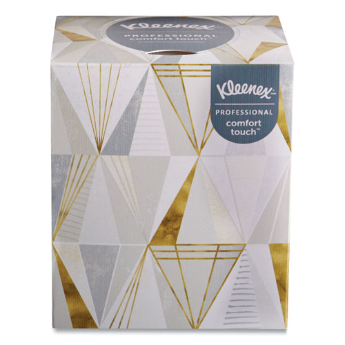 Boutique White Facial Tissue, 2-Ply, Pop-Up Box, 95 Sheets/Box, 3 Boxes/Pack