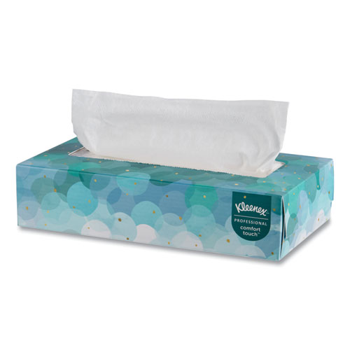 Image of White Facial Tissue for Business, 2-Ply, White, Pop-Up Box, 100 Sheets/Box