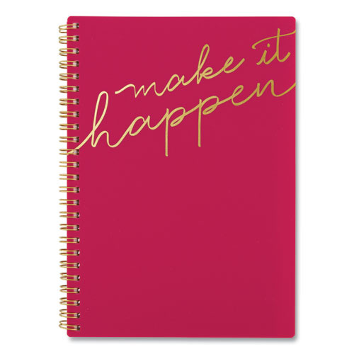 MAKE IT HAPPEN WEEKLY/MONTHLY PLANNER, 8.5 X 5.5, PINK, 2021