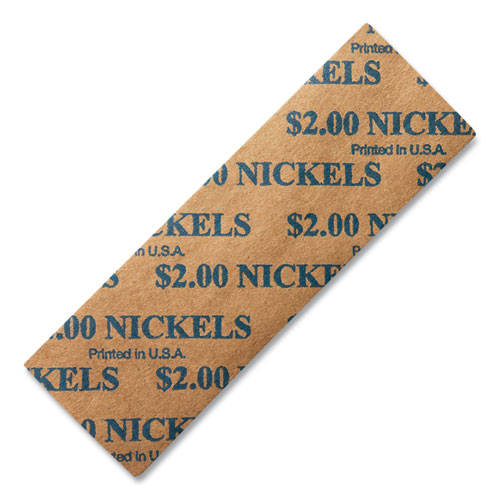 1000 NICKELS COIN OLD STYLE FLAT WRAPPERS 