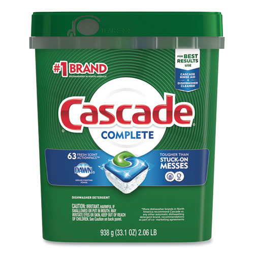 Cascade ActionPacs Dishwasher Detergent Pods Fresh Scent Pack Of 25 -  Office Depot