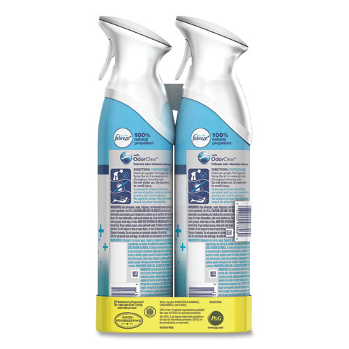 Image of Febreze® Air, Crisp Clean, 8.8 Oz Aerosol Spray, 2/Pack