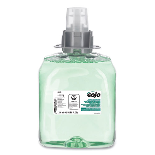 Image of Gojo® Luxury Foam Hair And Body Wash, Cucumber Melon Scent, 1,250 Ml Refill