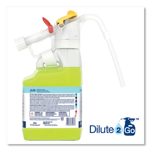 Dilute 2 Go, P and G Pro Line Finished Floor Cleaner, Fresh Scent, 4.5 L Jug, 1/Carton