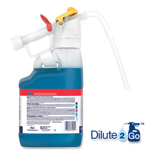 Image of Dilute 2 Go, Spic and Span Disinfecting All-Purpose Spray and Glass Cleaner, Fresh Scent, , 4.5 L Jug, 1/Carton