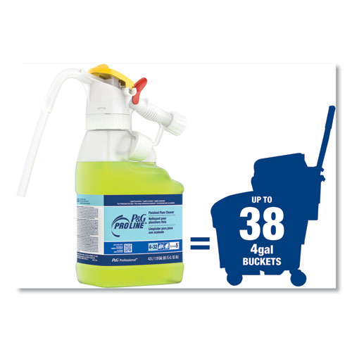 Dilute 2 Go, P and G Pro Line Finished Floor Cleaner, Fresh Scent, 4.5 L Jug, 1/Carton
