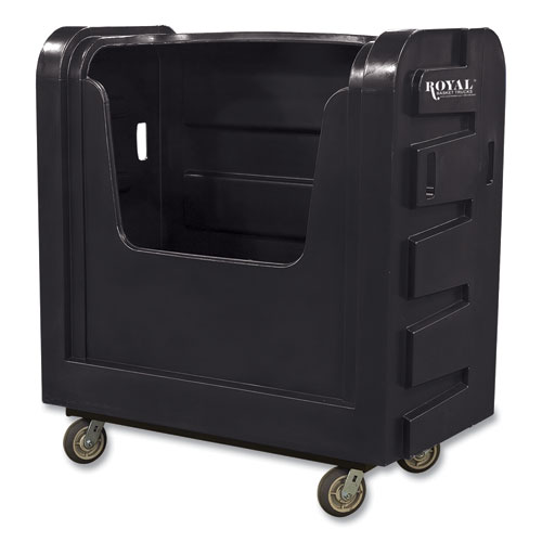 Bulk Transport Truck, Plastic, 28" x 47" x 54.75", Black