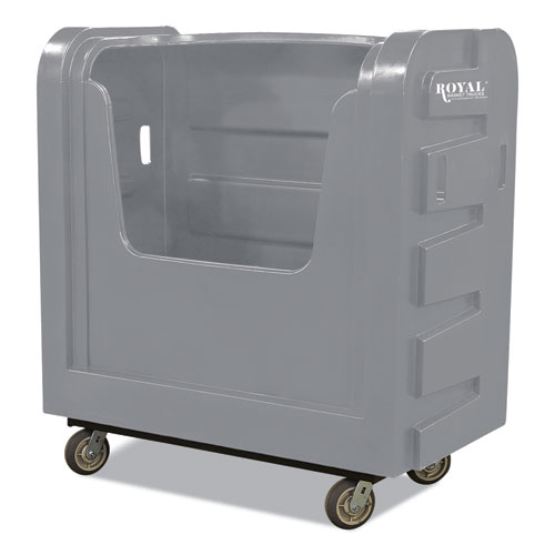 Bulk Transport Truck, Plastic, 28" x 47" x 54.75", Gray