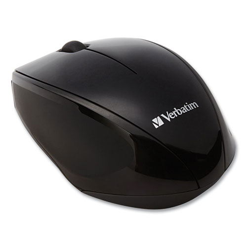 Image of Wireless Notebook Multi-Trac Blue LED Mouse, 2.4 GHz Frequency/32.8 ft Wireless Range, Left/Right Hand Use, Black