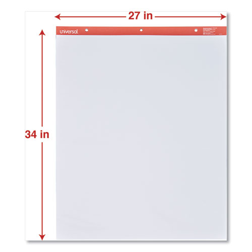 Image of Easel Pads/Flip Charts, Unruled, 27 x 34, White, 50 Sheets, 2/Carton