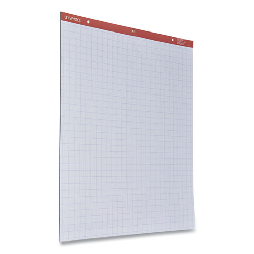 Image of Easel Pads/Flip Charts, Quadrille Rule (1 sq/in), 27 x 34, White, 50 Sheets, 2/Carton