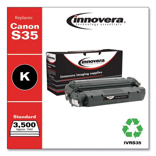 REMANUFACTURED BLACK TONER, REPLACEMENT FOR CANON S35 (7833A001AA), 3,500 PAGE-YIELD