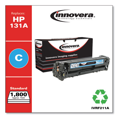 REMANUFACTURED CYAN TONER, REPLACEMENT FOR HP 131A (CF211A), 1,800 PAGE-YIELD