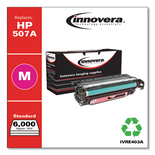 REMANUFACTURED MAGENTA TONER, REPLACEMENT FOR HP 507A (CE403A), 6,000 PAGE-YIELD